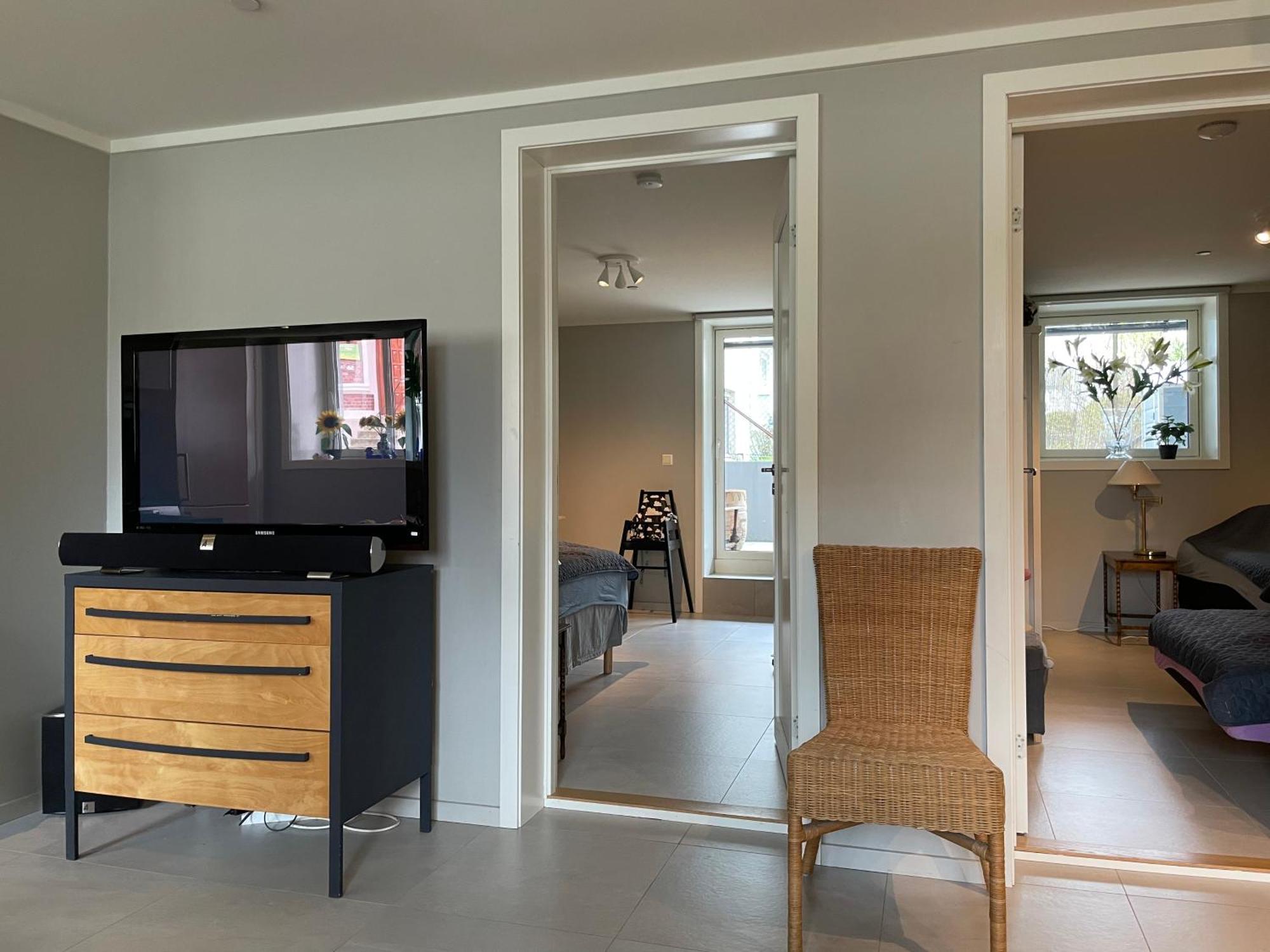 Kristiansand, Bystranda 59M2, 2 Soverom, 6 Senger Apartment Luaran gambar